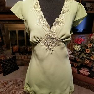 Baby doll silk top